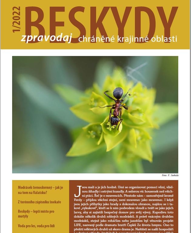 Přední strana Zpravodaje 1/2022.