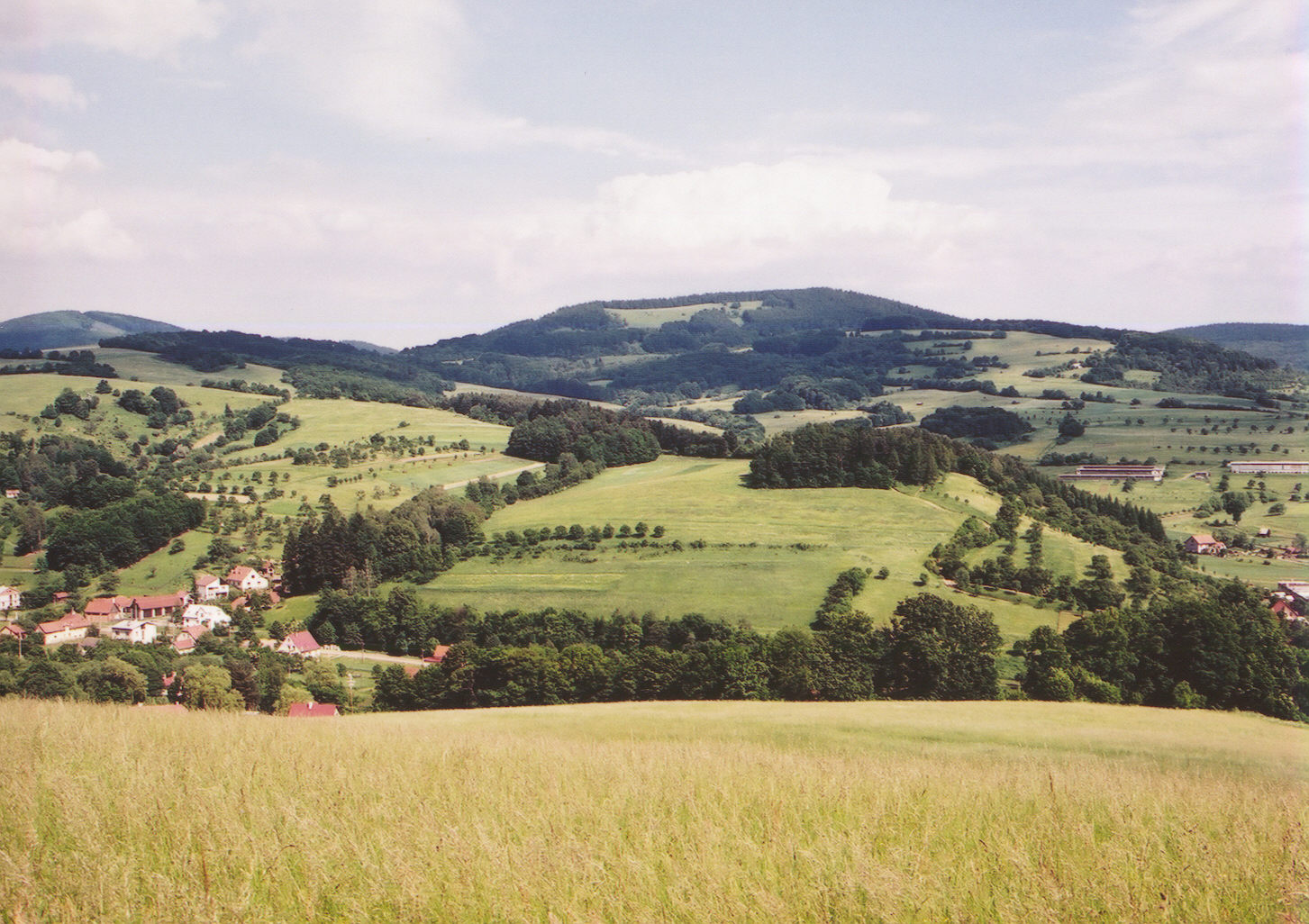 Nedašovsko z výšky.